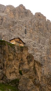 Refugio en los Dolomitas