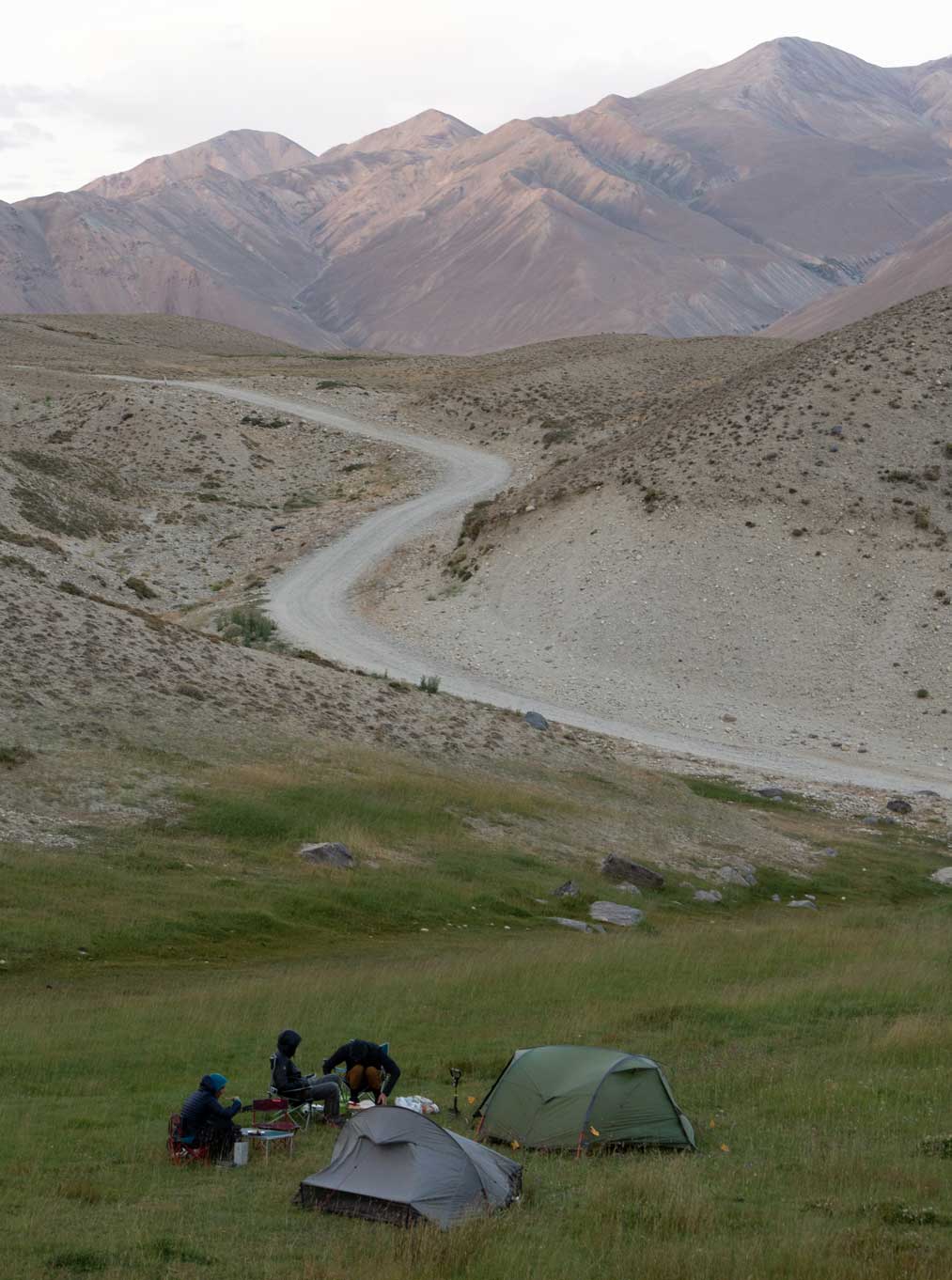 Acampados en Tajikistan